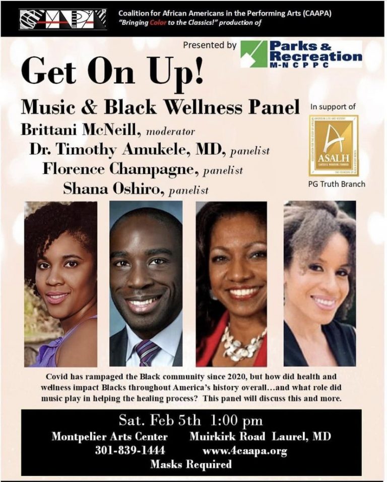 Get On Up! Music and Black Women's Wellness Concert