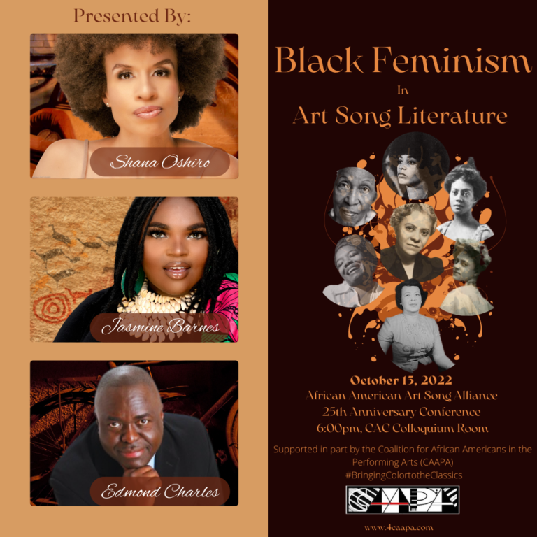 Black Feminism in Art Song Literature